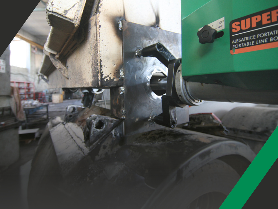 Maintenance machines de recyclage avec les aléseuses Elsa